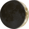 Waxing Crescent on 07/25/2028