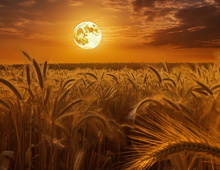 September 2023 Harvest Full Moon